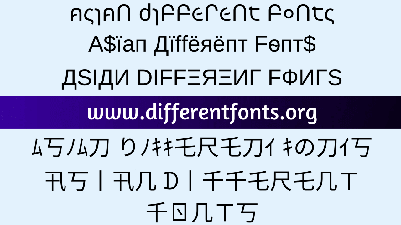 asian-different-fonts-generator