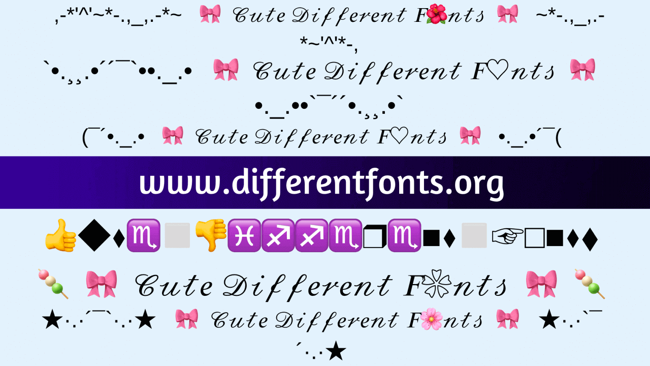 cute-different-fonts-generator