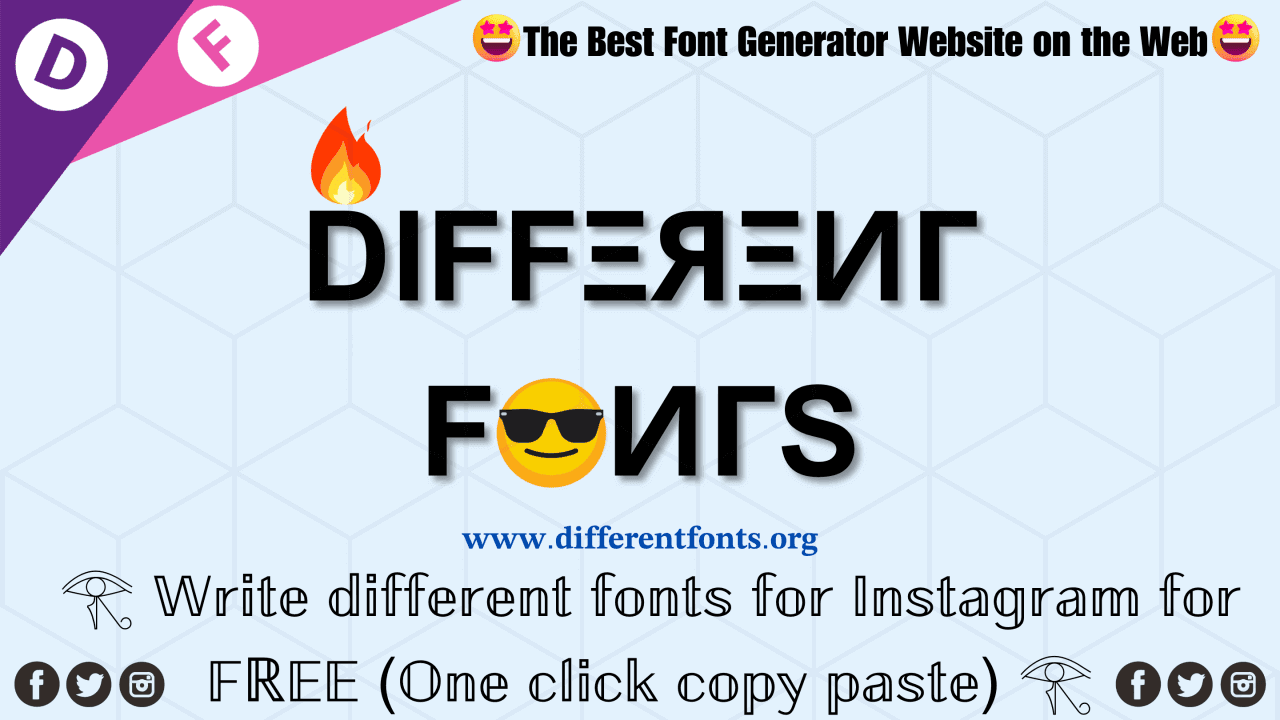 different-fonts, different-fonts-generator